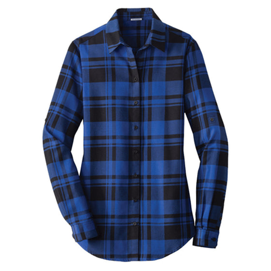 Port Authority® Ladies Plaid Flannel Tunic