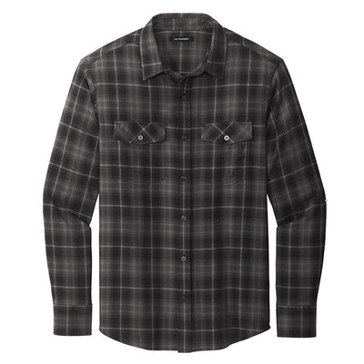 Port Authority® Long Sleeve Ombre Plaid Shirt