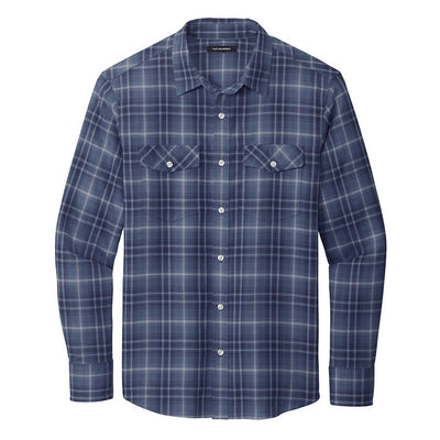 Port Authority® Long Sleeve Ombre Plaid Shirt